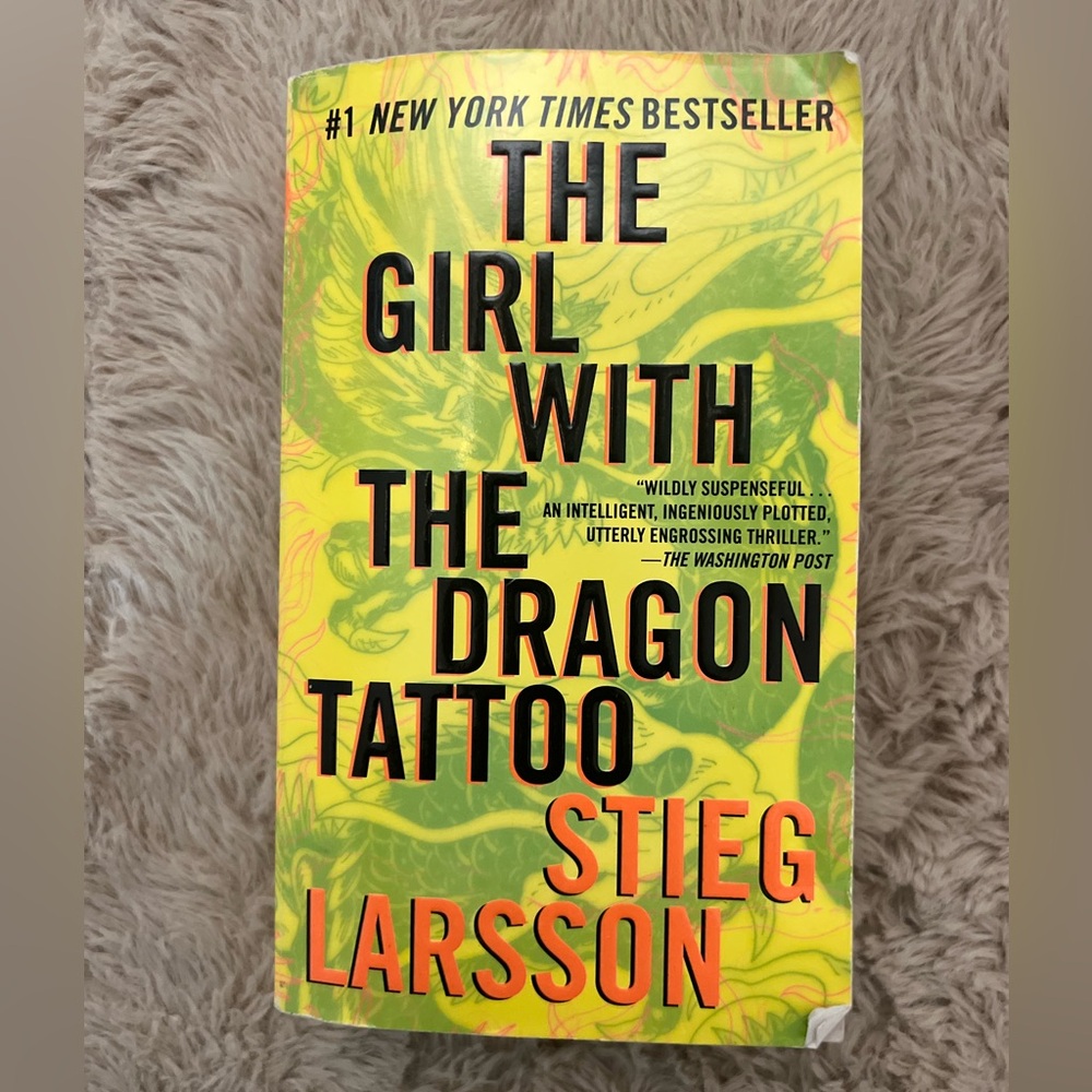 📚BUY 2 GET 1 FREE The Girl With The Dragon Tattoo by Stieg Larsson